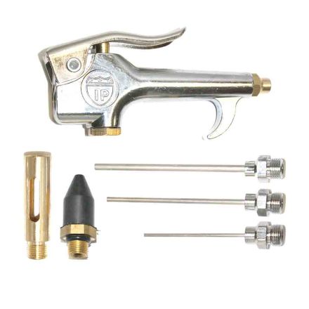 Interstate Pneumatics BZ306 Air Blow Gun Kit Standard Thumb Lever with Tips