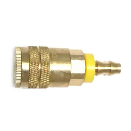 Interstate Pneumatics CH445B 1/4 Inch Industrial Brass Coupler x 1/4 Inch Easy-Lock