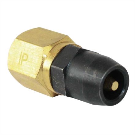 Interstate Pneumatics T06 1/4 Inch FPT Straight-In Tapered Chuck with Shut-off Valve
