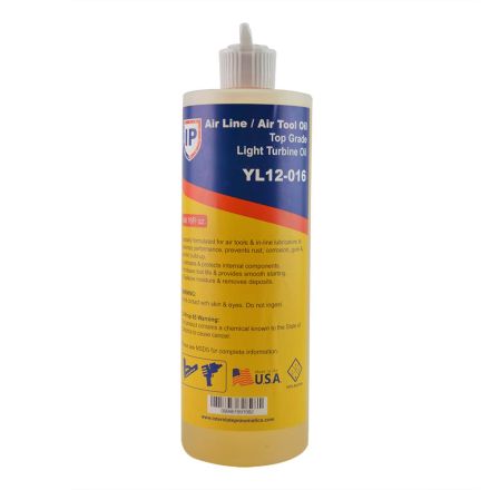 Interstate Pneumatics YL12-016 Air Tool Oil (LSC) - Flip Top Lid - 16 oz